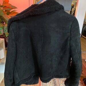 Black Sherpa Moto Jacket